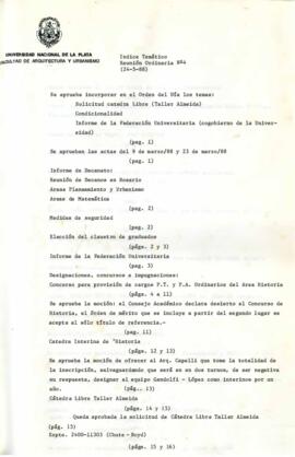 Índice Acta CD 1988, No. 4 (may)