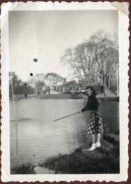 Emma en el Parque Saavedra