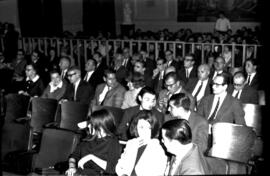 Asamblea en el Colegio Nacional por reforma del Estatuto 1965