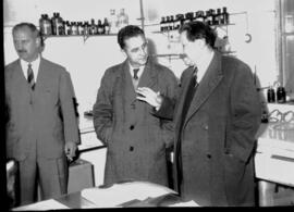 Visita del Dr. Chain en la Facultad de Química 1962