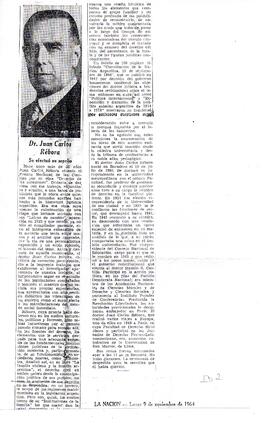 "Doctor Juan Carlos Rébora. Se efectuó su sepelio". La Nación, 1964