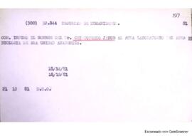 Ficha de expediente 500-32844 imposición del nombre de Christofredo Jakob a aula 1981