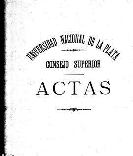 Libro de Actas del Consejo Superior de 1936
