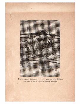 Facsímil de la obra “Portal del Carmelo” (1942) de Marilina Rébora y otros documentos