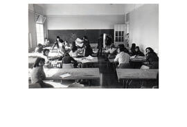 Aula de la Escuela Superior de Bellas Artes C.1970