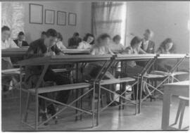 Un sector del quinto año del curso de Dibujo Técnico