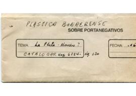 Plástica Bonaerense. Sobre portanegativos