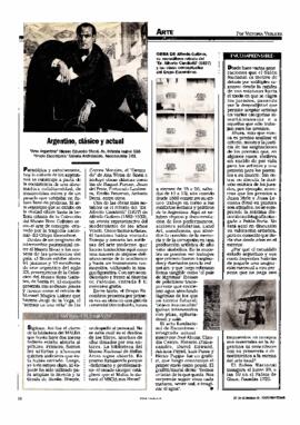 Nota "Argentino, clásico y actual"