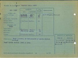 Ficha de alumna de la Escuela de Visitadoras para Higiene Social 1944 - 09 (Reverso)