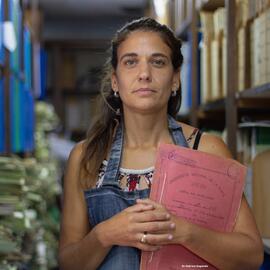 Laura Casareto, Directora del Archivo Histórico central de la UNLP
